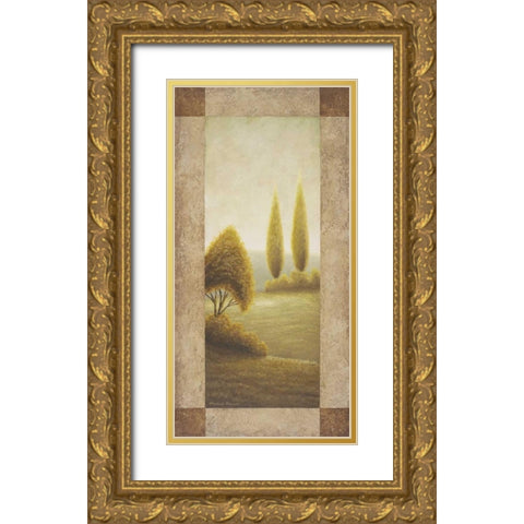 Beyond Elgin I Gold Ornate Wood Framed Art Print with Double Matting by Marcon, Michael