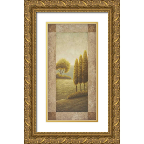 Beyond Elgin II Gold Ornate Wood Framed Art Print with Double Matting by Marcon, Michael