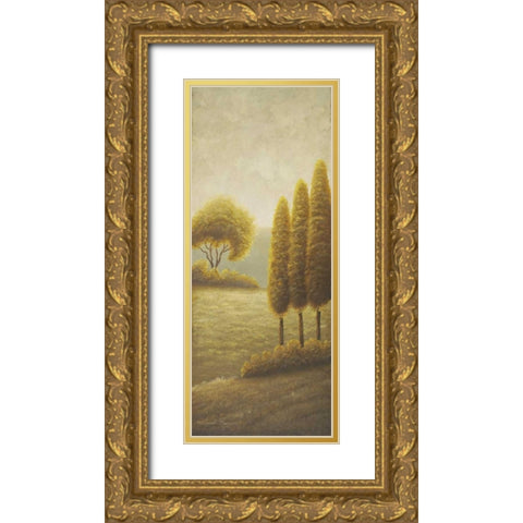 Beyond Elgin II Gold Ornate Wood Framed Art Print with Double Matting by Marcon, Michael
