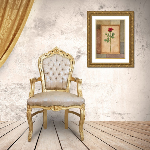 Changing Colors I Gold Ornate Wood Framed Art Print with Double Matting by Marcon, Michael