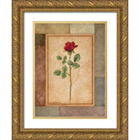 Changing Colors I Gold Ornate Wood Framed Art Print with Double Matting by Marcon, Michael