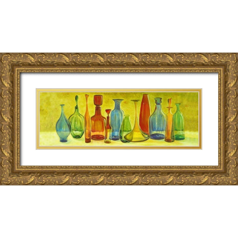 Murano Glass I Gold Ornate Wood Framed Art Print with Double Matting by Pinto, Patricia