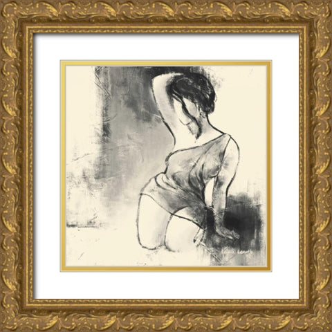 Figurative Woman II Gold Ornate Wood Framed Art Print with Double Matting by Loreth, Lanie