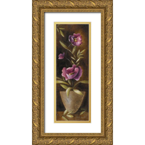 Poppies of Da-xue-shan I Gold Ornate Wood Framed Art Print with Double Matting by Loreth, Lanie