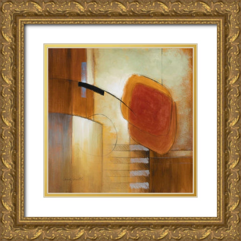 Afternoon in the City V Gold Ornate Wood Framed Art Print with Double Matting by Loreth, Lanie