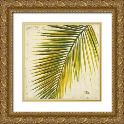 Baru Palm I Gold Ornate Wood Framed Art Print with Double Matting by Pinto, Patricia