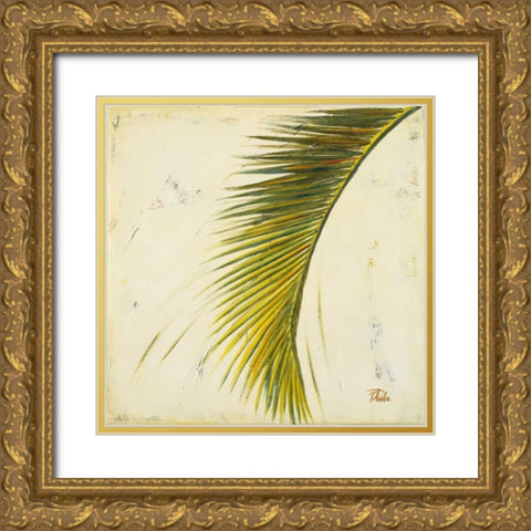 BarÃº Palm II Gold Ornate Wood Framed Art Print with Double Matting by Pinto, Patricia