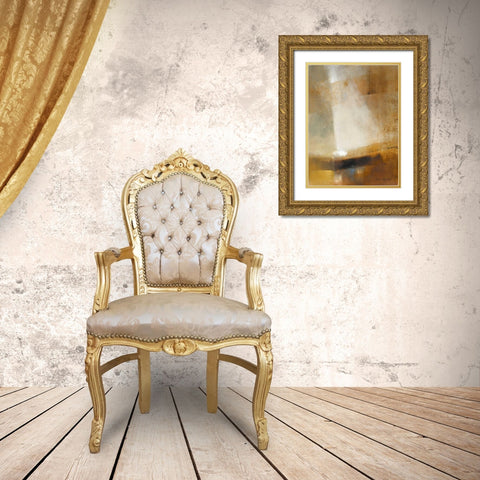 On Misty Waters II Gold Ornate Wood Framed Art Print with Double Matting by Loreth, Lanie