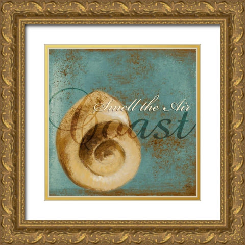 Coastal Sayings I Gold Ornate Wood Framed Art Print with Double Matting by Loreth, Lanie