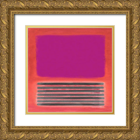 Metamorphosis Squares I Gold Ornate Wood Framed Art Print with Double Matting by Pinto, Patricia