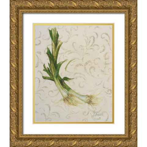 Botanica II Gold Ornate Wood Framed Art Print with Double Matting by Pinto, Patricia