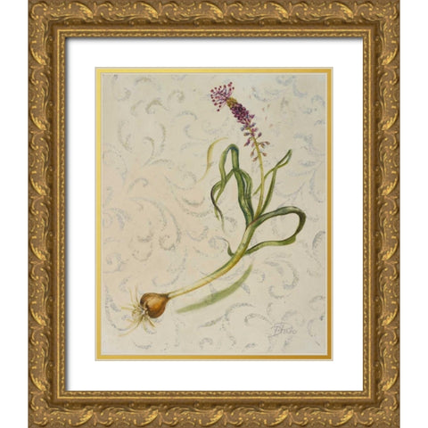 Botanica IV Gold Ornate Wood Framed Art Print with Double Matting by Pinto, Patricia