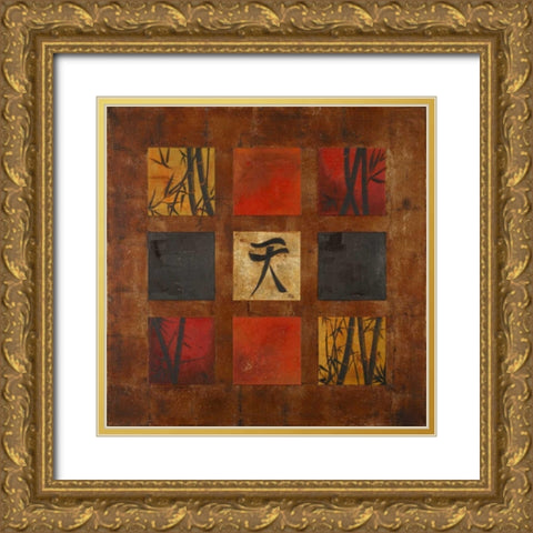 Heaven Gold Ornate Wood Framed Art Print with Double Matting by Pinto, Patricia