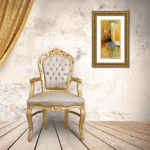 Jazz it Up I Gold Ornate Wood Framed Art Print with Double Matting by Loreth, Lanie