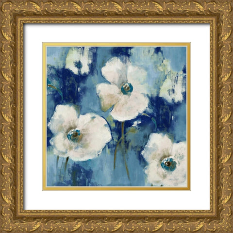 Autumn Begins Softly Gold Ornate Wood Framed Art Print with Double Matting by Loreth, Lanie