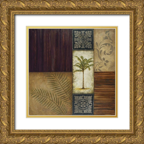 Saba Gold Ornate Wood Framed Art Print with Double Matting by Marcon, Michael