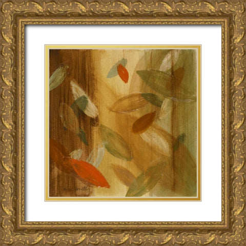 Kaleidoscope I Gold Ornate Wood Framed Art Print with Double Matting by Loreth, Lanie