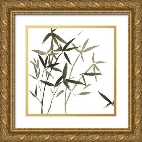 Harmonious II Gold Ornate Wood Framed Art Print with Double Matting by Pinto, Patricia