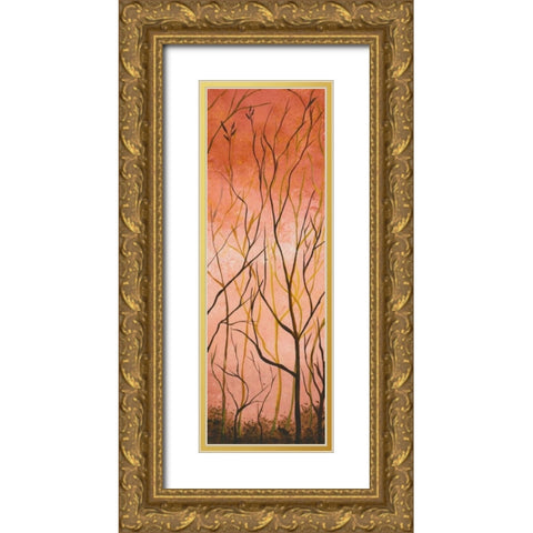 Wildwood III Gold Ornate Wood Framed Art Print with Double Matting by Londono, Elizabeth