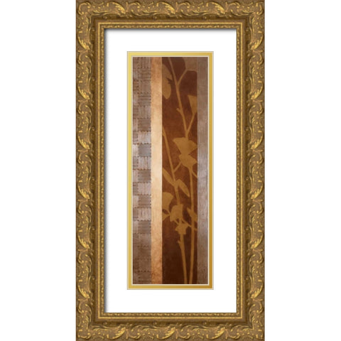 Urban Garden II in Honey Gold Ornate Wood Framed Art Print with Double Matting by Loreth, Lanie