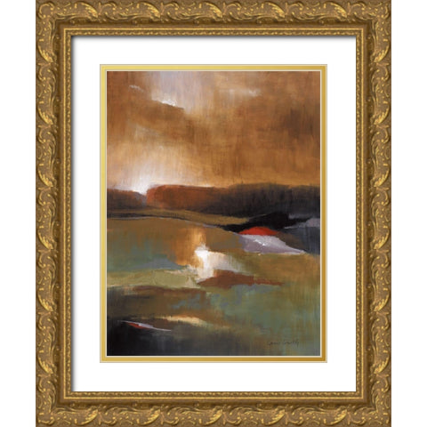 Countryside Journey 1 Gold Ornate Wood Framed Art Print with Double Matting by Loreth, Lanie