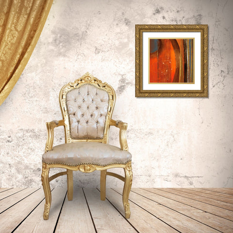 Inside the Roche Limit II Gold Ornate Wood Framed Art Print with Double Matting by Loreth, Lanie