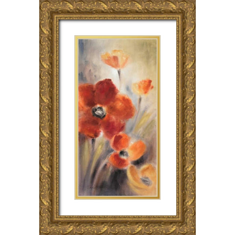 Secret Garden I Gold Ornate Wood Framed Art Print with Double Matting by Loreth, Lanie