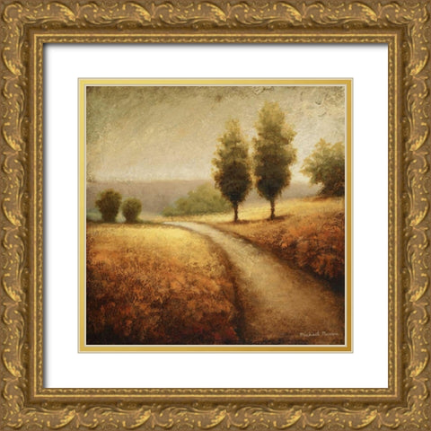 Cinnamon Road II Gold Ornate Wood Framed Art Print with Double Matting by Marcon, Michael