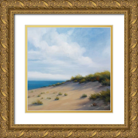 Shoreline Marshes I Gold Ornate Wood Framed Art Print with Double Matting by Rhyan, Vivien