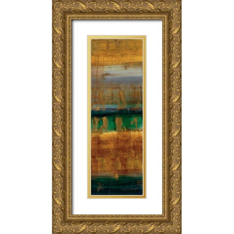 The World As We Know It II Gold Ornate Wood Framed Art Print with Double Matting by Loreth, Lanie