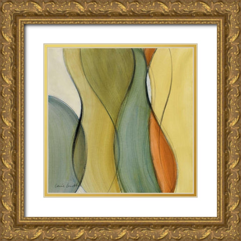 Coalescence I Gold Ornate Wood Framed Art Print with Double Matting by Loreth, Lanie