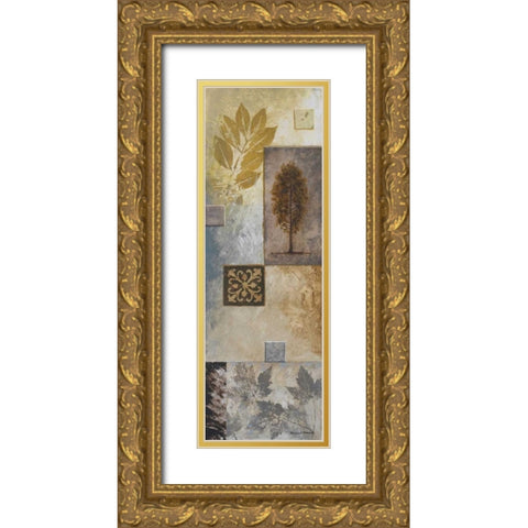 Nature in the Abstract II Gold Ornate Wood Framed Art Print with Double Matting by Marcon, Michael