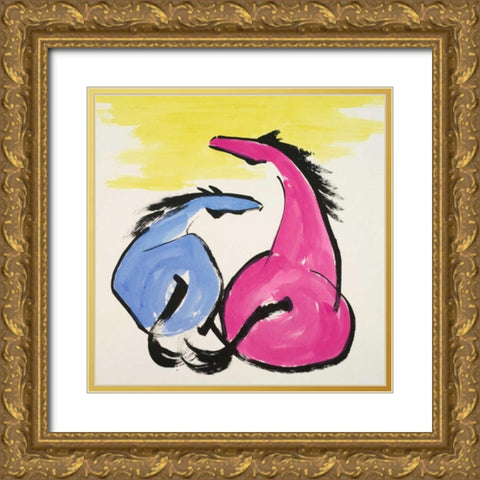 Spirit Gold Ornate Wood Framed Art Print with Double Matting by Urban Pearl Collection, Llc