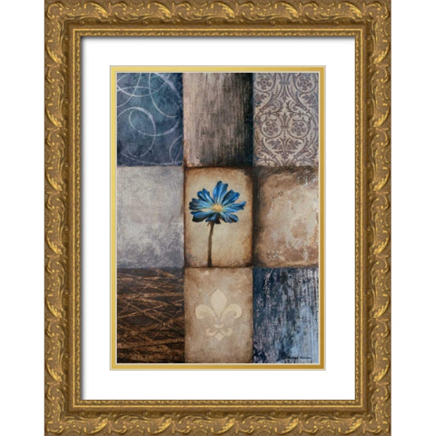 Frail II Gold Ornate Wood Framed Art Print with Double Matting by Marcon, Michael