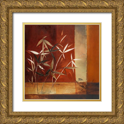 New Harmonious II Gold Ornate Wood Framed Art Print with Double Matting by Pinto, Patricia