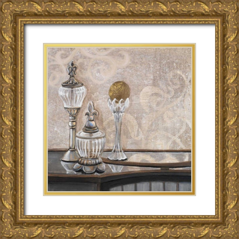 Vanity I Gold Ornate Wood Framed Art Print with Double Matting by Hakimipour-Ritter
