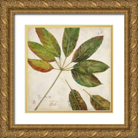 Organic III Gold Ornate Wood Framed Art Print with Double Matting by Pinto, Patricia