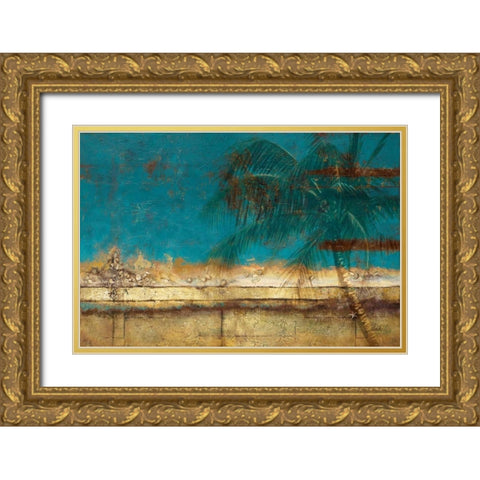 Sea Landscapes Gold Ornate Wood Framed Art Print with Double Matting by Pinto, Patricia
