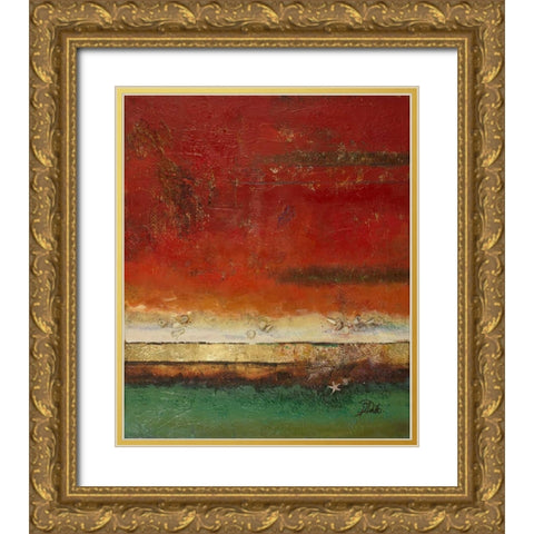 Sea Landscapes I Gold Ornate Wood Framed Art Print with Double Matting by Pinto, Patricia