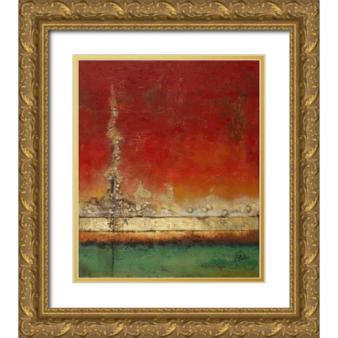 Sea Landscapes II Gold Ornate Wood Framed Art Print with Double Matting by Pinto, Patricia