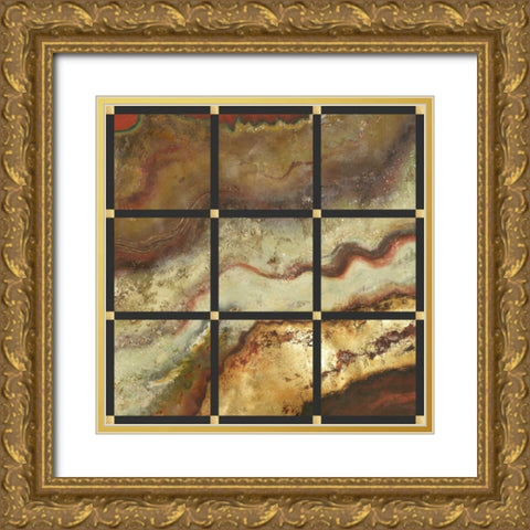 Underground II Gold Ornate Wood Framed Art Print with Double Matting by Pinto, Patricia