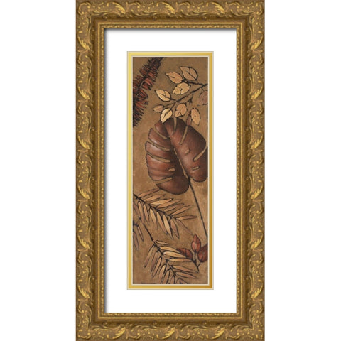Indian Summer IV Gold Ornate Wood Framed Art Print with Double Matting by Loreth, Lanie