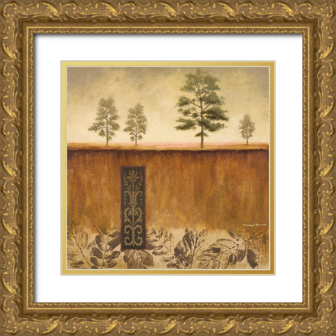 Fairhaven I Gold Ornate Wood Framed Art Print with Double Matting by Marcon, Michael