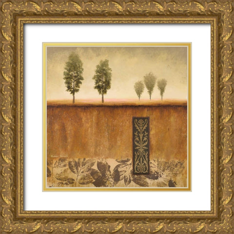 Fairhaven II Gold Ornate Wood Framed Art Print with Double Matting by Marcon, Michael