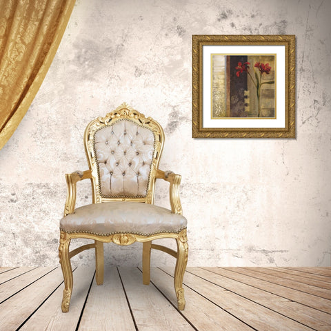 Elegance I Gold Ornate Wood Framed Art Print with Double Matting by Marcon, Michael