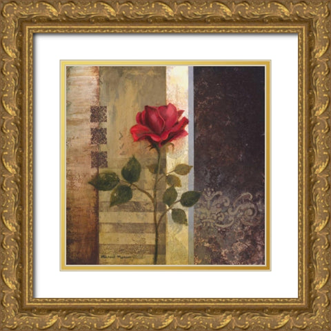 Elegance II Gold Ornate Wood Framed Art Print with Double Matting by Marcon, Michael