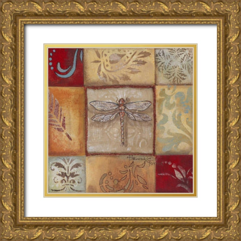 Pond Life I Gold Ornate Wood Framed Art Print with Double Matting by Hakimipour-Ritter