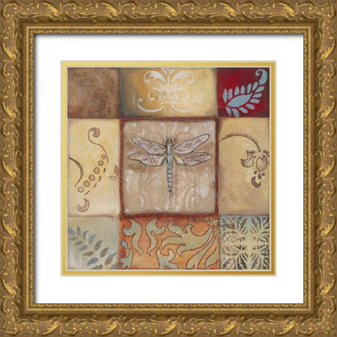 Pond Life II Gold Ornate Wood Framed Art Print with Double Matting by Hakimipour-Ritter