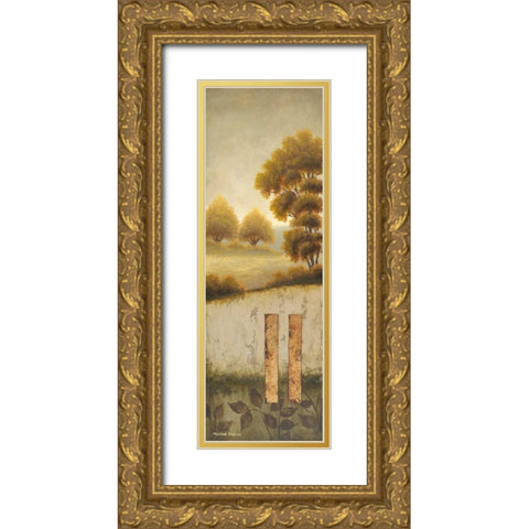 Beyond the Forest Gold Ornate Wood Framed Art Print with Double Matting by Marcon, Michael