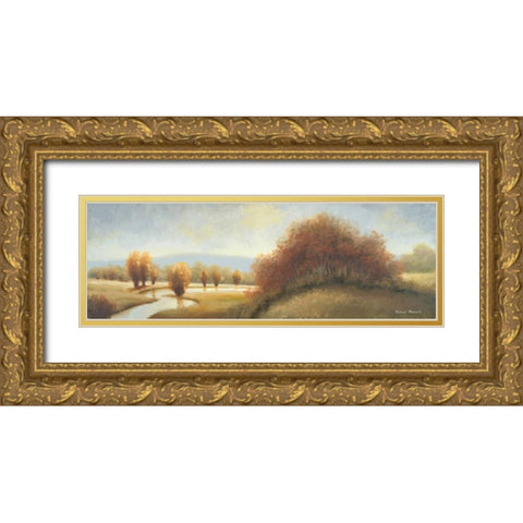 In a Distant Season II Gold Ornate Wood Framed Art Print with Double Matting by Marcon, Michael